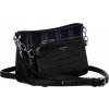 David Jones Károvaná crossbody kabelka - čierna (Veľkosť ONE SIZE)