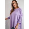 Svetlofialová asymetrická oversize blúzka