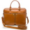 Pánska kožená hnedá taška SOLIER