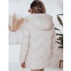 Smotanová dámska zimná prešívaná bunda SALVONA