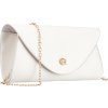 Rovicky Biela elegantná listová kabelka