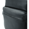 Černý kožený batoh JASPER (Veľkosť ONE SIZE)