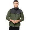 Tmavozelená pánska fleecová bunda Jack Wolfskin Dna Grizzly Fleece FZ M (Veľkosť L)