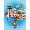 Modrá detská fleecová deka Paw Patrol (Veľkosť ONE SIZE)