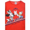 Červené dievčenské tričko Minnie Mouse
