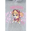 Sivá dievčenská mikina Paw Patrol