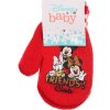 Minnie Mouse červené palčiakové rukavice