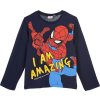 Spider-man tmavomodré tričko s dlhým rukávom