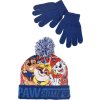Paw Patrol oranžovo-modrá sada čiapky a rukavíc