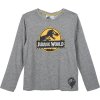 Jurassic World šedé chlapčenské tričko