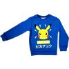 Pokemon - Pikachu modrá chlapčenská mikina