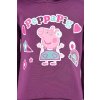 Peppa Pig fialová dievčenská mikina