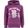 Peppa Pig fialová dievčenská mikina