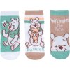 Súprava 3 ks ponožiek Disney baby - Winnie the Pooh - tyrkysová, hnedá
