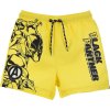 Chlapčenské žlté plavecké šortky - Black Panther