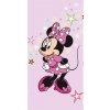 Svetloružová plážová osuška Disney Minnie Mouse