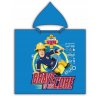 Modré chlapčenské plážové pončo Fireman Sam