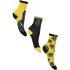 Trojbalenie ponožiek Marvel Black Panther - čierna / žltá