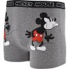 Sivé pánske boxerky Mickey Mouse - 2 ks