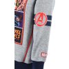Sivá chlapčenská mikina s motívmi Avengers