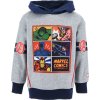 Sivá chlapčenská mikina s motívmi Avengers