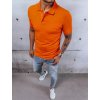 Oranžová klasická polo košeľa