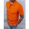 Oranžová klasická polo košeľa