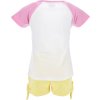 Bielo-žltý dievčenský letný set Peppa Pig