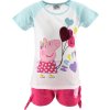 Bielo-ružový letný dievčenský set Peppa Pig