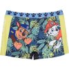 Zelené vzorované chlapčenské plavky Paw Patrol