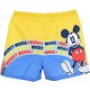 Žlto-modré chlapčenské plavky Mickey Mouse