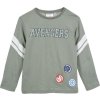 Zelené chlapčenské tričko s dlhým rukávom Marvel Avengers