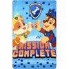 Fleecová deka Paw Patrol 100x150 cm - modrá