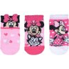 Dievčenský set ponožiek Minnie Mouse - ružová/biela