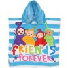 Modré plážové pončo s kapucňou Teletubbies