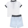 Biely chlapčenský set tričko + kraťasy