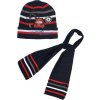 Autá chlapčenský pruhovaný set šál + čiapka