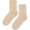 Béžové dámske ponožky Art.093