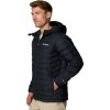 Čierna pánska športová prešívaná bunda Columbia Powder Lite II Hooded Jacket