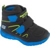 Modro-čierne detské zimné topánky Skechers Illumi-Brights