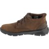 Hnedé pánske kožené členkové topánkySkechers Slip-Ins: Arch Fit Garza - Ridley