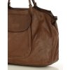 MARCO MAZZINI hnedá kožená shopper kabelka (Veľkosť ONE SIZE)