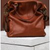 MARCO MAZZINI Camel kožená shopper kabelka