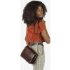 MARCO MAZZINI coffee hnedá crossbody kabelka