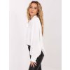 Biela blúzka z viskózy s naberanými rukávmi a viazaním (Veľkosť ONE SIZE)