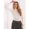 Smotanová priesvitná blúzka z viskózy