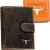 Elegantná hnedá pánska peňaženka Buffalo Wild E067