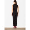 Čierny overal s pásikom (Veľkosť L)