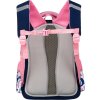 Peterson Modro-ružový dievčenský plecniak s ergonomickými popruhmi