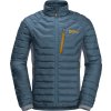Modrá pánska prešívaná bunda Jack Wolfskin Routeburn Pro Ins Jacket (Veľkosť L)